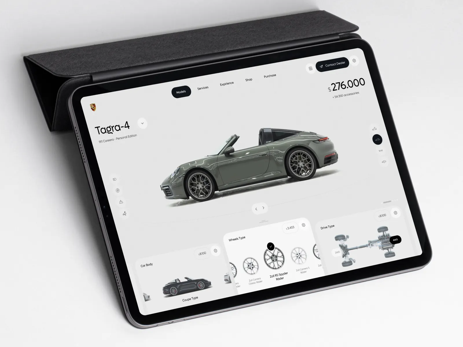 Porsche 911 Targa 4S Configurator