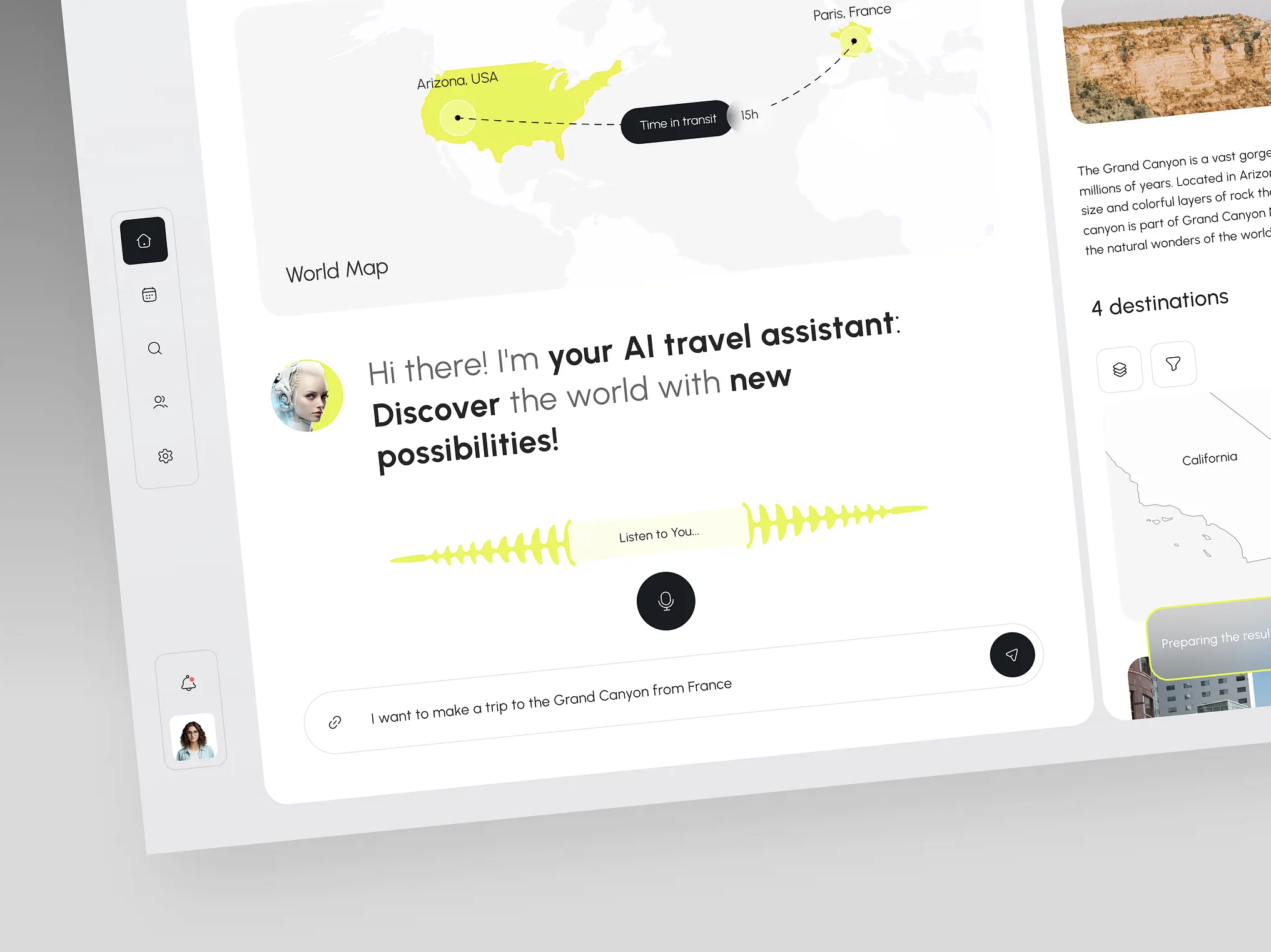 Travel Web Dashboard