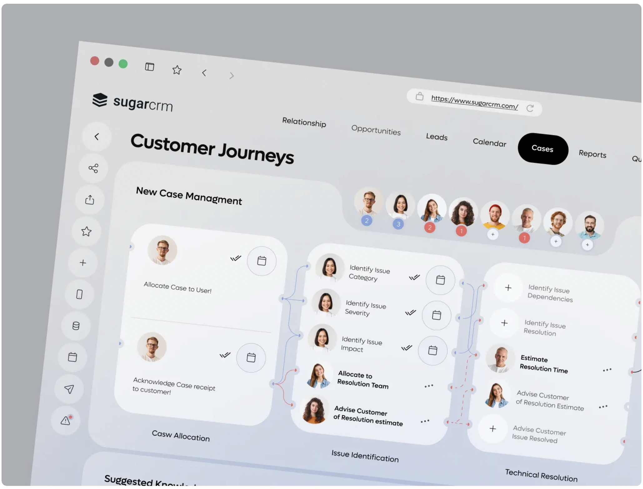 Customer Journey CRM Dashboard